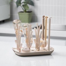 LocknLock 樂扣樂扣 LittleLuv奶瓶瀝水收納架, 象牙白