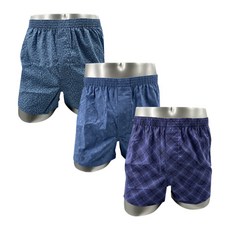 TRY 男士透氣Today棉質四角褲3件組