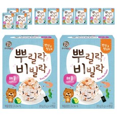 미즈앤코 뿌리락 비빌락 후레이크 4p, 해물, 20g, 12개