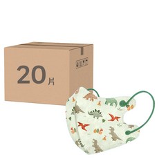 COMFIZ 康菲 3D醫療口罩 幼幼 1~3歲, 20片, 侏儸紀世界, 1盒