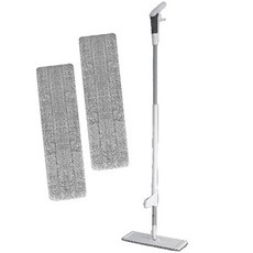 uni wooni 拖把桿 白色+拖把墊 2入, 1組