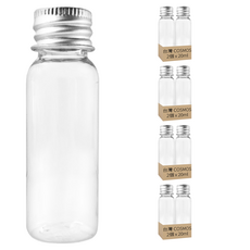 台灣 COSMOS 鋁蓋瓶 20ml, 透明色, 8個