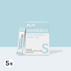 쁘띠앤 락토에스 100억 프로바이오틱스 신바이오틱스 아기 유당없는 유산균 30p, 60g, 5개