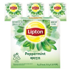 립톤 허브티 페퍼민트, 800mg, 10개입, 4개