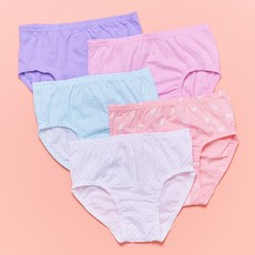 ELLE INNERWEAR 女童日常學生三角內褲5件組