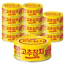 동원참치 고추 참치, 85g, 12개