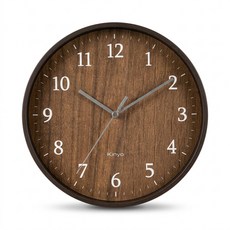 Kinyo 自然風木紋掛鐘, CL-155 顏色隨機