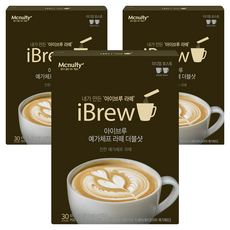 아이브루 맥널티 예가체프 라떼 더블샷 커피믹스, 14g, 30개입, 3개