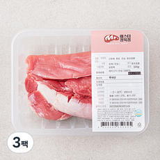 근본육 한돈 안심 장조림용 (냉장), 500g, 3팩