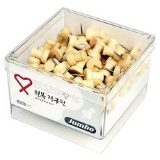 바이하츠 점보 원목장구핀, 1개, 65개입