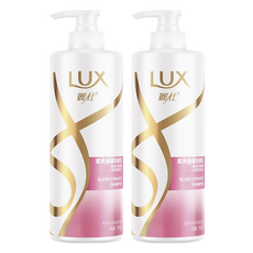 LUX 麗仕 柔亮直順洗髮乳 針對毛燥蓬亂髮質, 750g, 2瓶