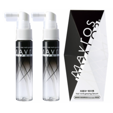 MAVrOS 烏麗絲 精粹露 激黑抗白, 乳鐵蛋白賦黑胜肽黑諾基 深邃髮色 自然賦黑灰白髮 穩固髮色, 30ml, 2瓶