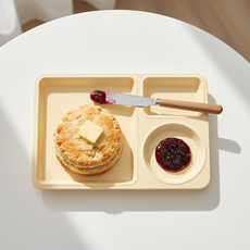 On The Kitchen韓國產美耐皿早午餐餐盤, 1個, 香草奶油