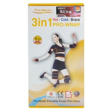 TherMedic 舒美立得 護具型冷熱敷墊 膝蓋專用 PW160, 1盒