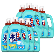 액츠 퍼펙트 실내건조 일반용 프레시 플로럴향 액상세제 본품, 3.2L, 8개