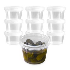 可重複使用旋蓋密封盒, 10個, 2號 480ml