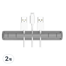 黏貼式電線整理固定器 7孔, 2個