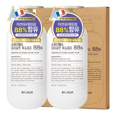 바이아우어 약산성 퍼퓸 아로마 바디워시 화이트머스크, 1.02L, 2개