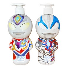 Probo 博寶兒 超人洗沐組 布雷蕯 + 德卡 三合一設計 桃葉精華 溫和滋養 不流淚配方, 1組