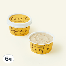 볼비 땅콩버터 두유 그릭 요거트, 100g, 6개