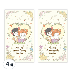 Flyingwhales 紅髮安妮週記錄筆記本, 4個, 舒適黃
