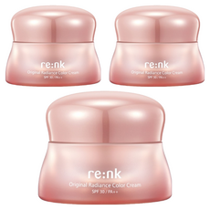 리엔케이 오리지널 래디언스 컬러크림 SPF30 PA++, 핑크, 40ml, 3개