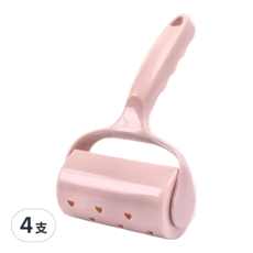 滾筒黏毛器 Set 4支，多色可選，升級黏性，配防塵蓋, 10cm