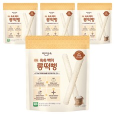 베이비본죽 쑥쑥백미 롱떡뻥, 백미, 30g, 4개