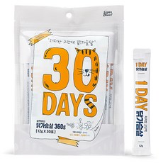 슈퍼츄 반려동물 30데이즈 짜먹는 간식, 닭가슴살, 360g, 1개