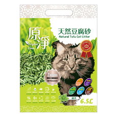 Original Clean 原淨 天然豆腐砂 2mm精刻工藝極細砂, 2.6kg, 1包, 綠茶