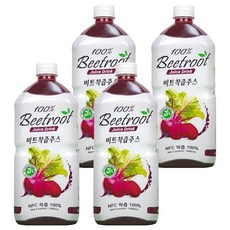 파모빗 비트 착즙주스 100%, 1L, 4개