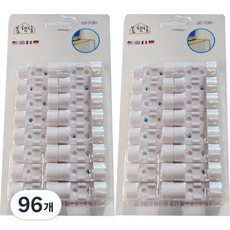 BomHaetsal 電線整理夾, 白色, 96個