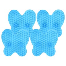 MAME 腳底按摩指壓墊, 4個, 藍色