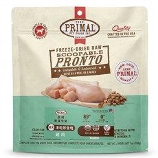 PRIMAL 派莫 原獵生食 成犬用 凍乾即食塊, 198g, 雞肉, 1包
