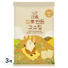 Ecomom Meal 嬰幼兒山村米製香脆米餅, 60g, 米, 3個