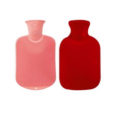 fashy 雙面熱敷袋 隨機出貨 0.8L+棉質套 紅色, 1套