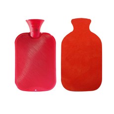 fashy 雙面熱敷袋 隨機出貨 2L+彈性加厚棉質套 橘色, 1套