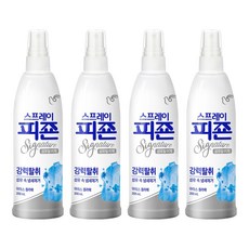 碧珍 噴霧型衣物除臭劑 強力除臭 經典冰花香 本體, 200ml, 4個