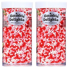 TWINKLE DELIGHTS Quality Sprinkle情人節不規則Sprinkle, 2個, 75g