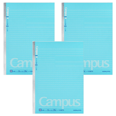 KOKUYO 國譽 Campus點線筆記本 A5 103BTN, 藍色, 3本