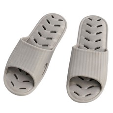 Joeki 素色浴室排水拖鞋 1829 L(42~43), 灰白色, 1雙