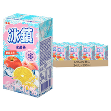 TAISUN 泰山 冰鎮 水果茶, 300ml, 24入