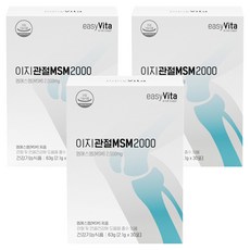 easyvita MSM 2000保健粉, 30條, 3盒