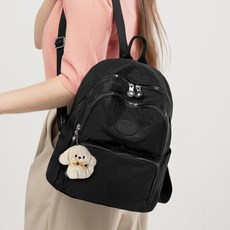 adedit 女式星星口袋背包, 黑色的