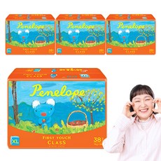 Penelope First Touch Class不易結塊褲型尿布, 第5階段, 152片