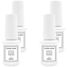 kenzico Cover Builder 透明凝膠, 單色, 15ml, 4個