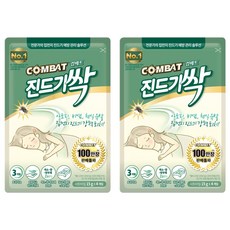 컴배트 진드기싹 시트, 60g, 2개