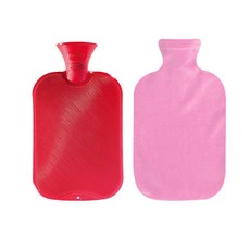 fashy 雙面熱敷袋 隨機出貨 2L+彈性加厚棉質套 粉色, 1套