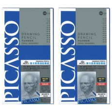 Phoenix 鳳凰畫材 AP 畢卡索 素描鉛筆組 12支, 9B~2H, 2盒