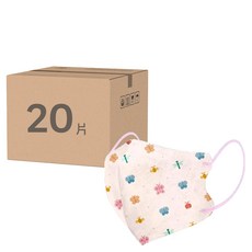 COMFIZ 康菲 小童3D醫療口罩 3~7歲, 翩翩蝴蝶, 20片, 1盒